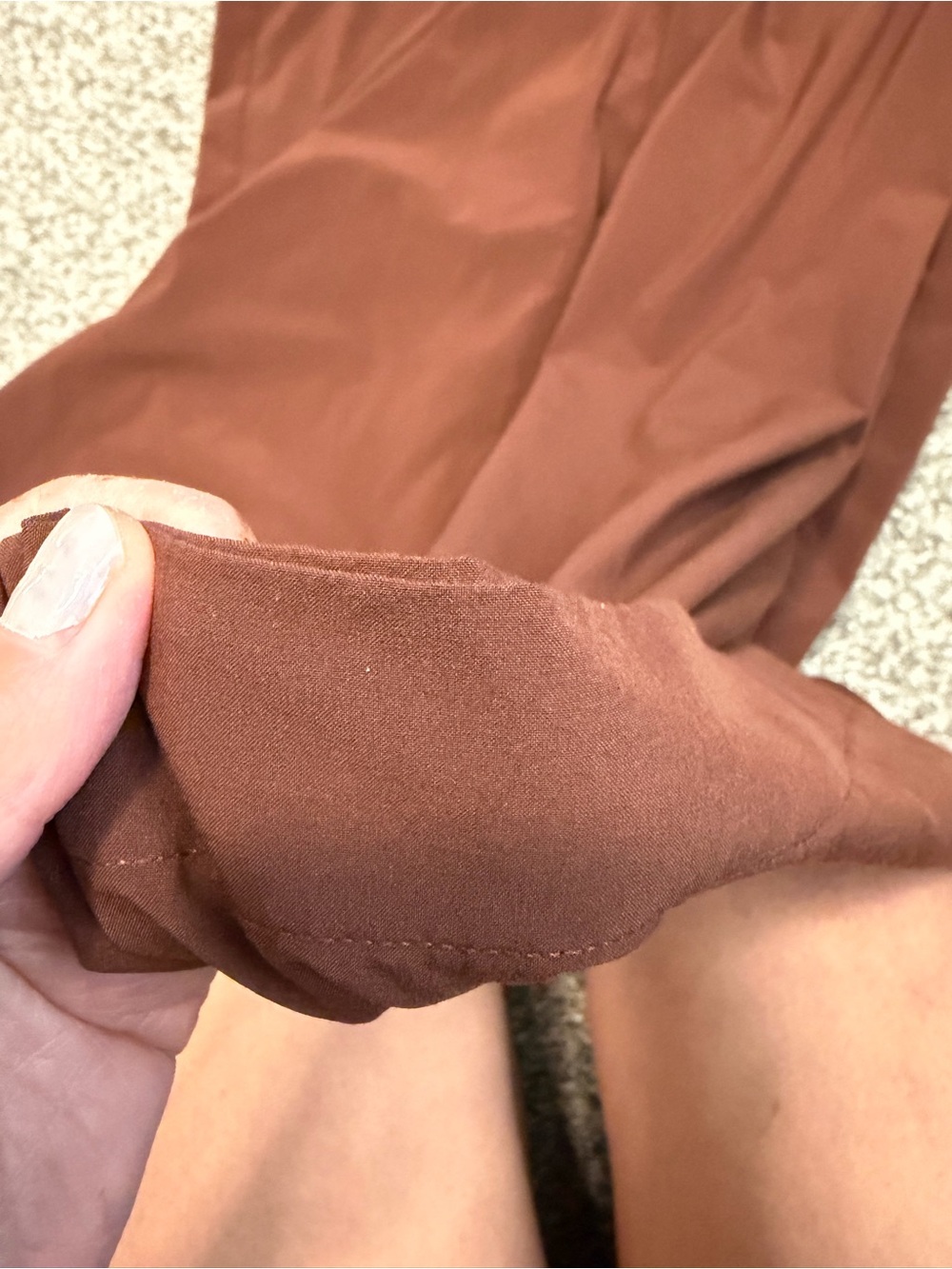Vuori Villa wideleg pant - short small burnt Siena - Picture 7 of 9